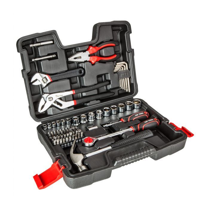 Top Tools Szerszámkészlet 1/4" 1/2" 81db (38D510) (Top Tools 38D510)